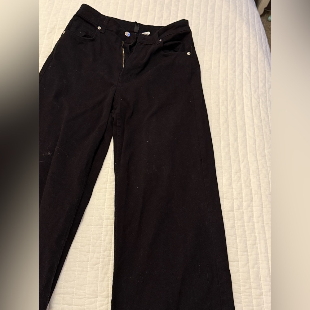 H&M Sleek Black Womens Dress Pants